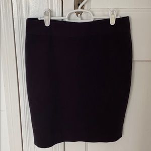 Jcrew black suit skirt